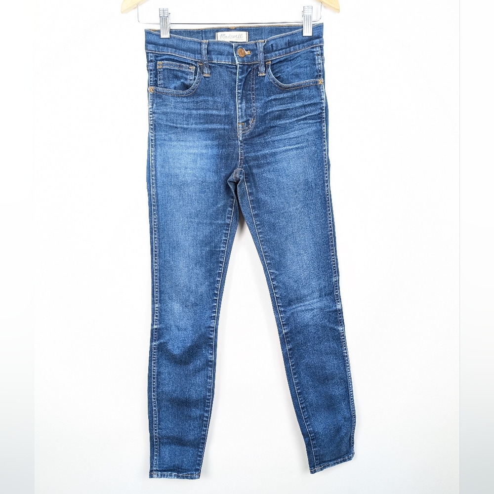 Madewell High Riser Skinny Jeans - Classic Blue Denim Size 25 Women's